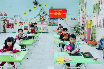 TRƯỜNG MẪU GIÁO BÌNH LONG  TỔ CHỨC HỘI THI “ BÉ KHÁO TAY – BÉ NHANH TRÍ”  CẤP TRƯỜNG NĂM HỌC 2022-2023
