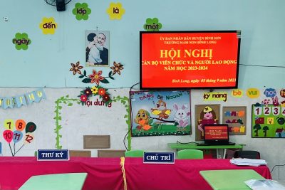 HỘI NGHỊ CÁN BỘ VIÊN CHỨC  VÀ NGƯỜI LAO ĐỘNG NĂM HỌC 2023-2024
